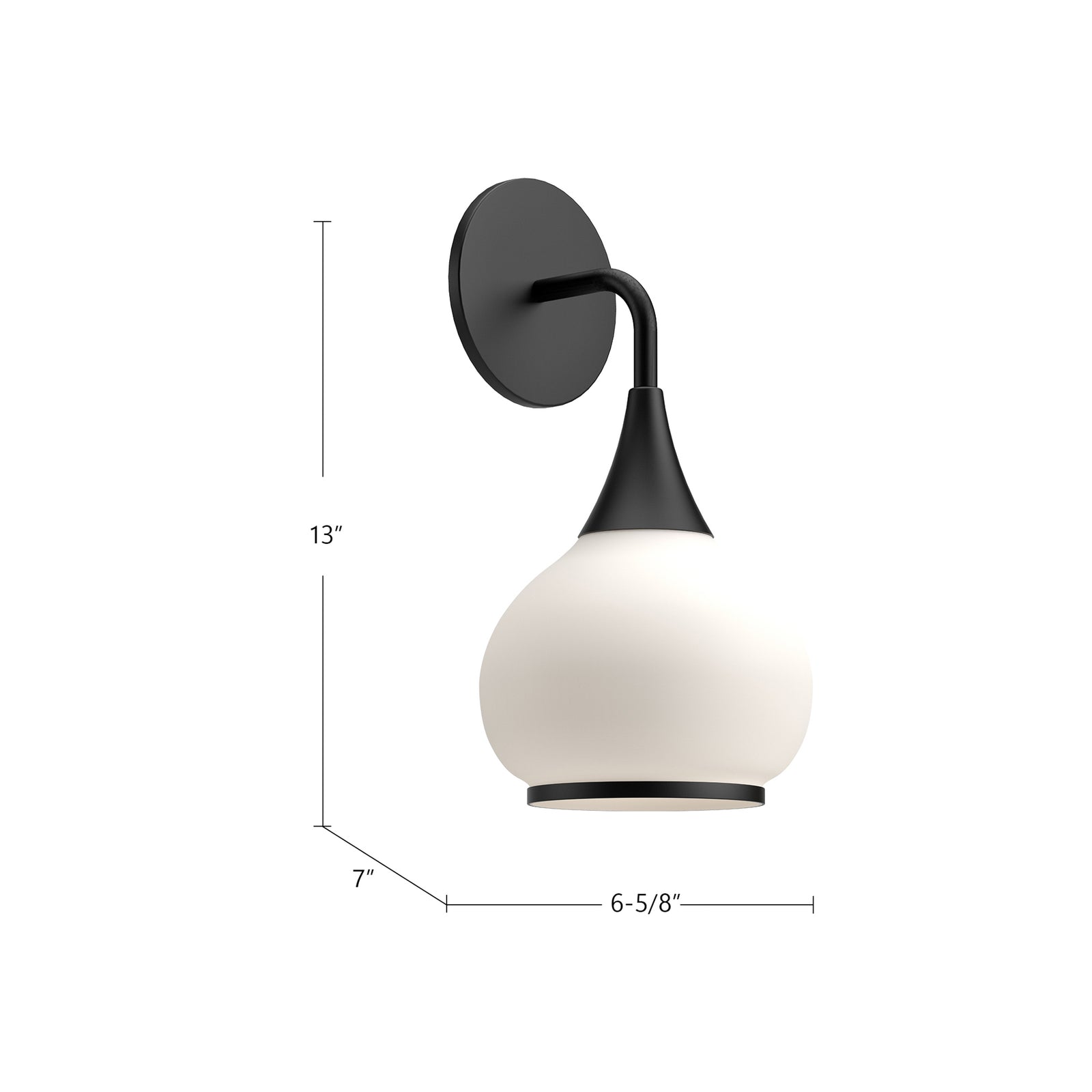Hazel 6-in Chrome/Clear Glass 1 Light Wall/Vanity