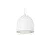Helena 8-in White/Silver 1 Light Pendant