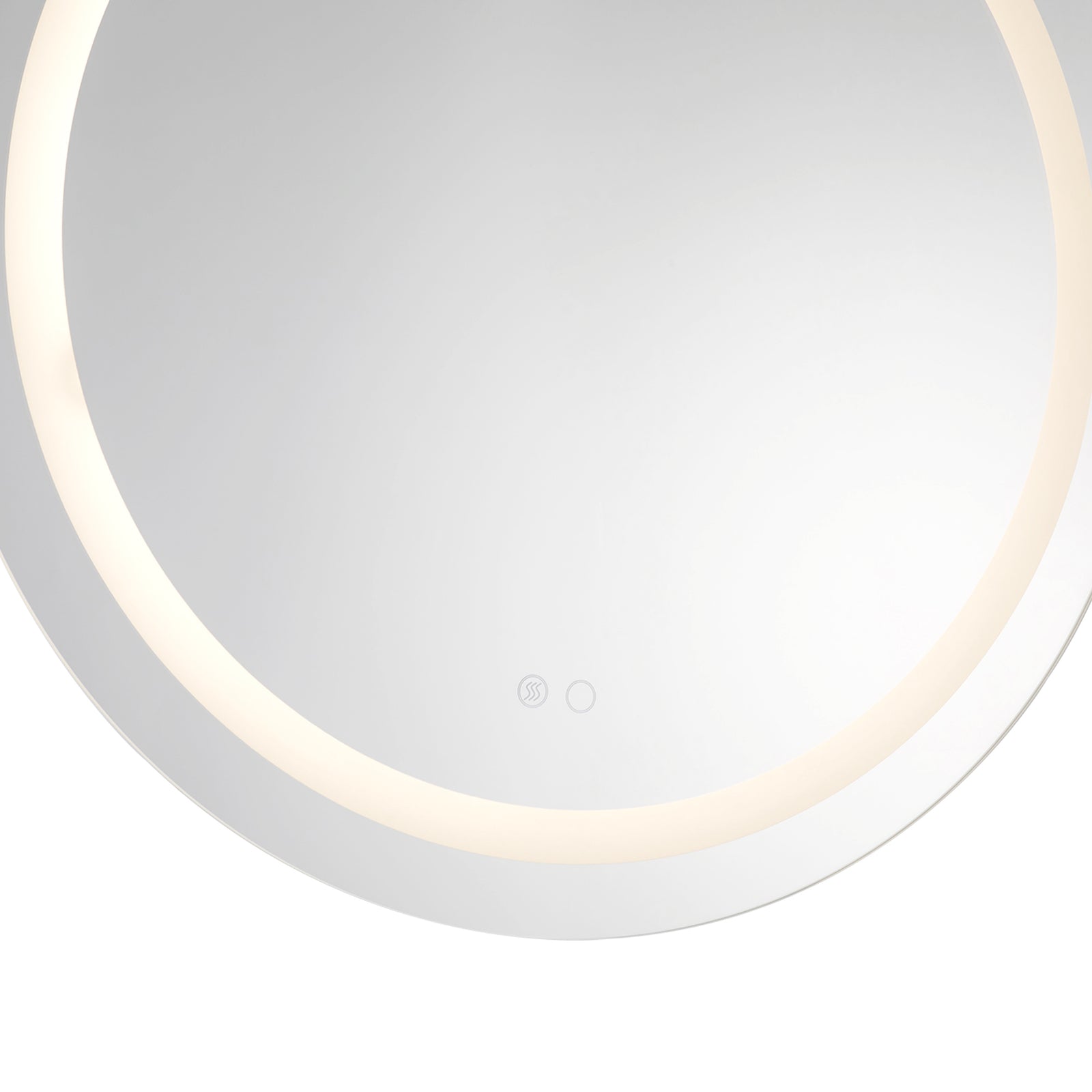Hillmont 32-in Sandblasted Merc Edge LED Vanity Mirror
