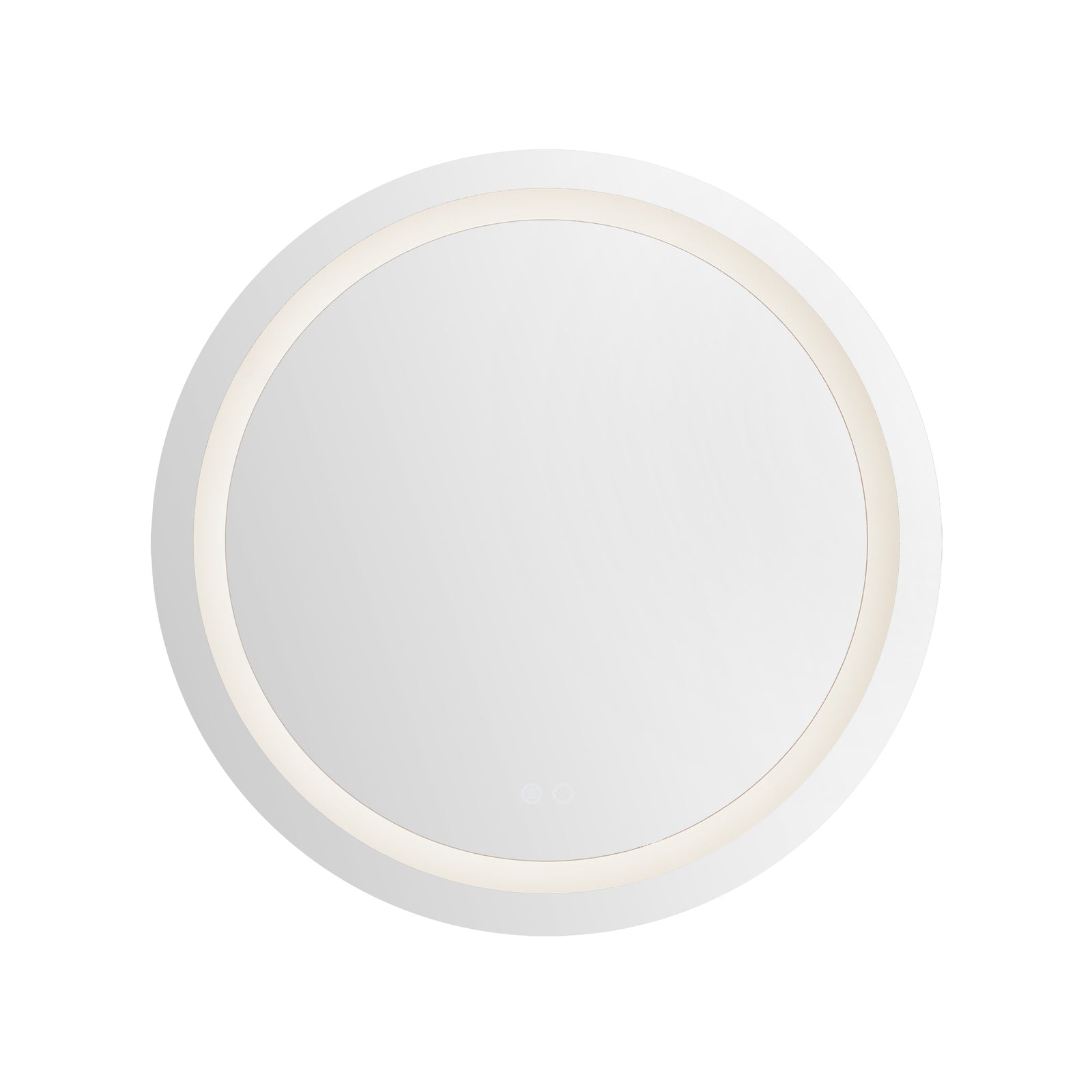Hillmont 32-in Sandblasted Merc Edge LED Vanity Mirror