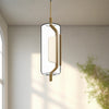 Hilo 5-in Brushed Gold LED Pendant