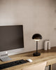 Hinata 5-in Black LED Table Lamp