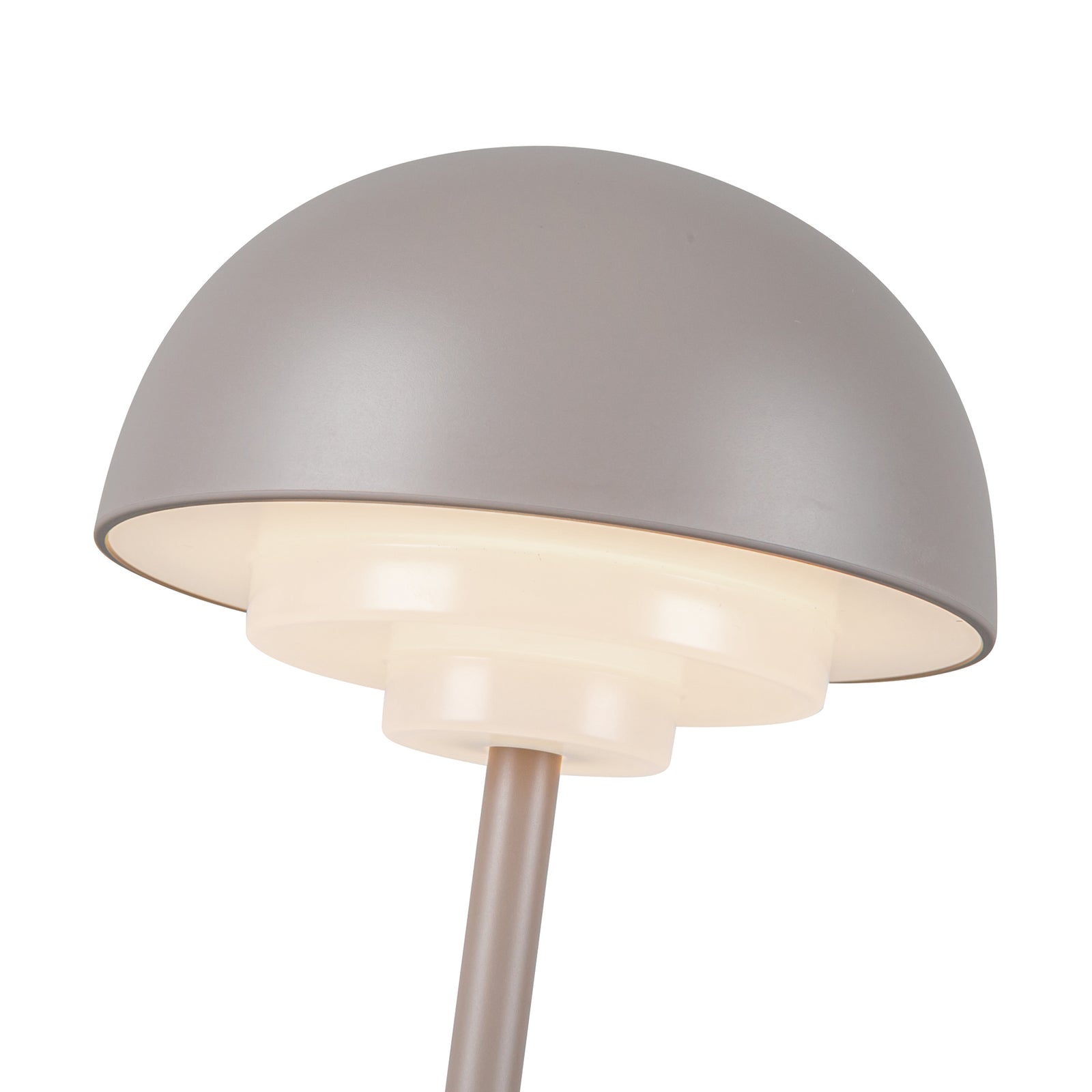 Hinata 5-in Moonstone Gray LED Table Lamp