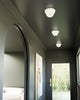 Holt 10-in Brushed Gold/Glossy Opal Glass LED Flush Mount