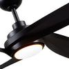 Horizon 56-in Matte Black LED Fans