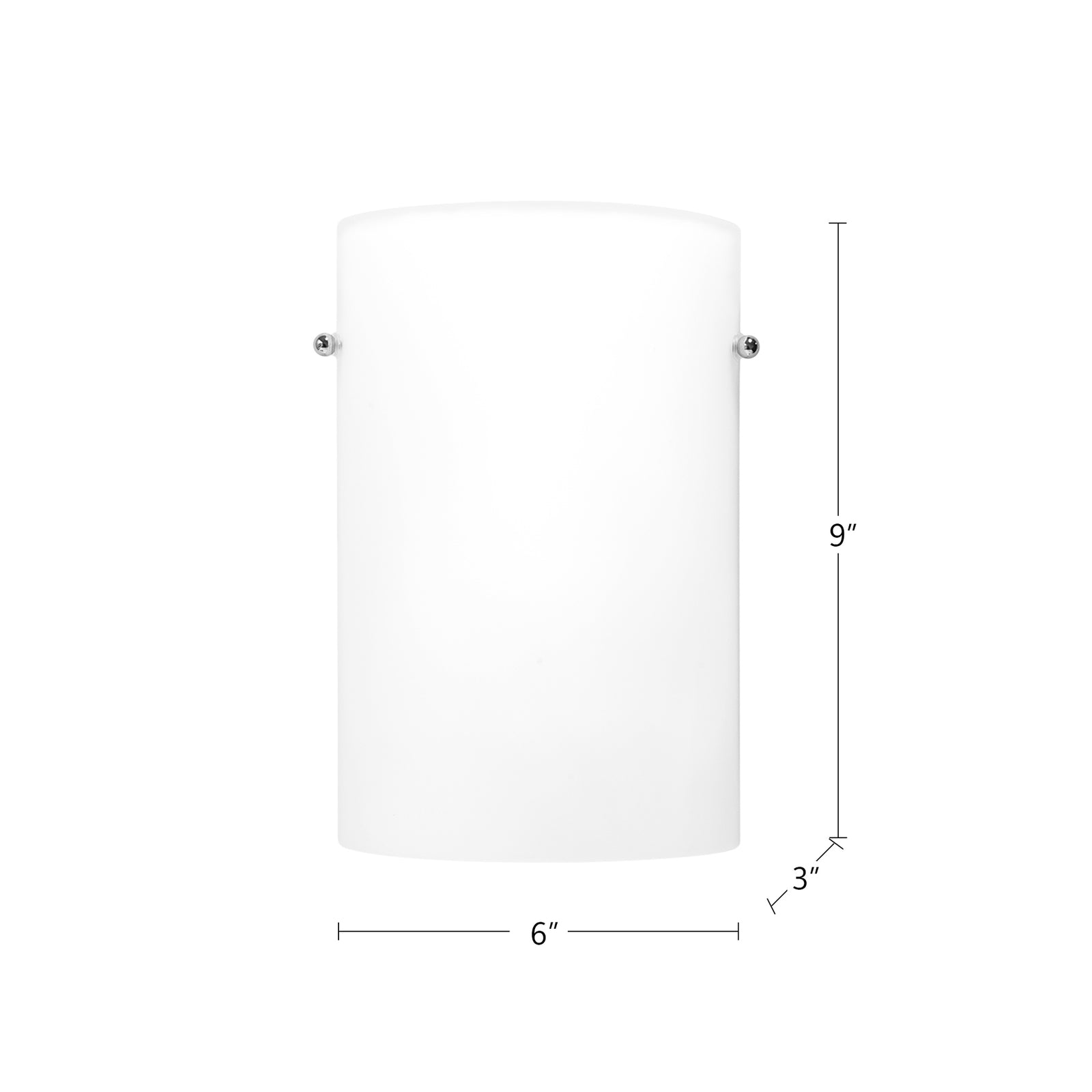 Hudson 9-in Opal Glass 1 Light Wall Sconce
