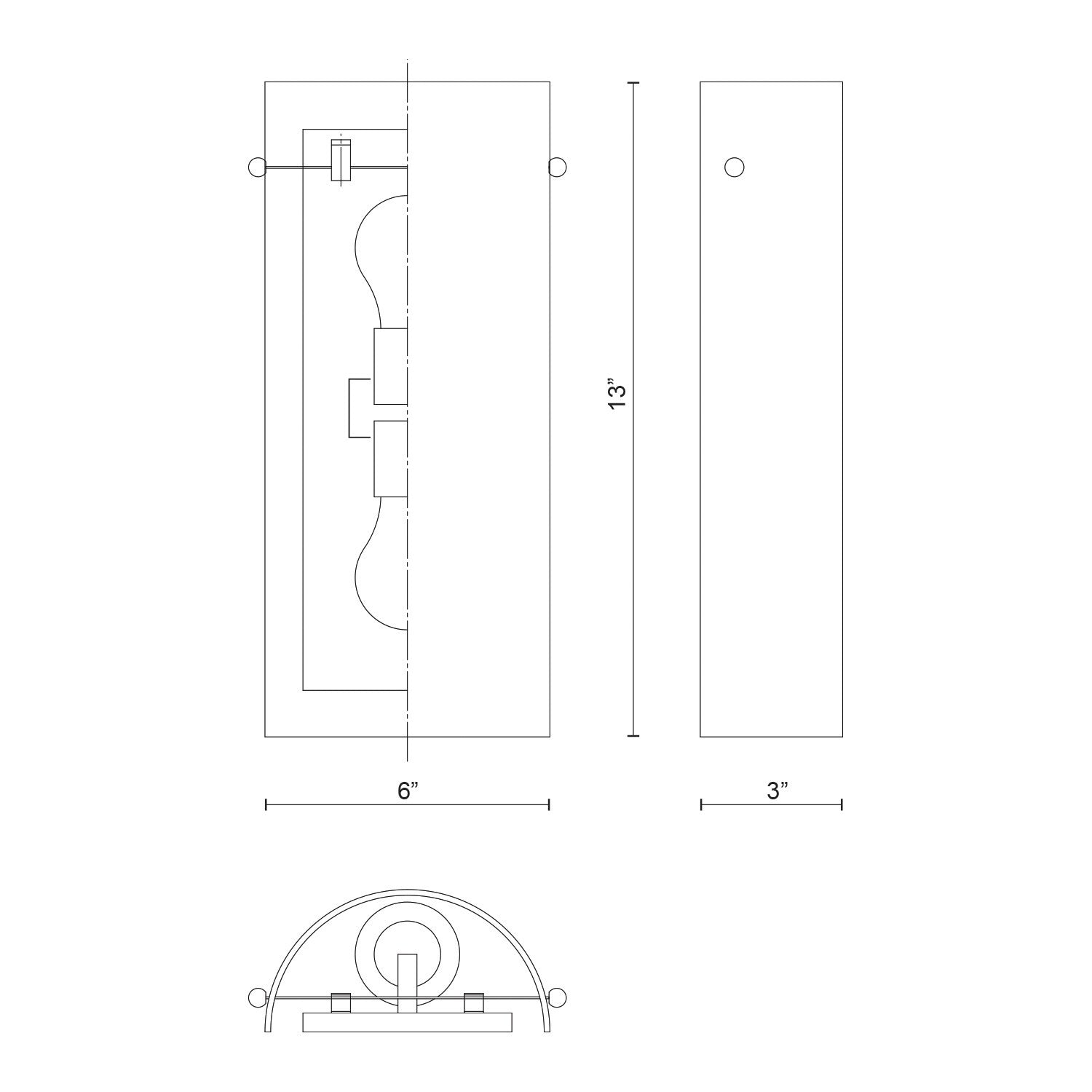 Hudson 13-in Opal Glass 2 Lights Wall Sconce