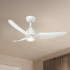 Hugo 42-in White with Light Kit Ceiling Fan