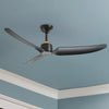 Hugo 52-in Brushed Gold/Matte Black FAN Ceiling Fan