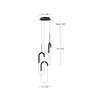 Huron 18-in Chrome LED Multi Pendant