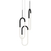 Huron 18-in Black LED Multi Pendant