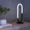 Huron 21-in Black LED Table Lamp