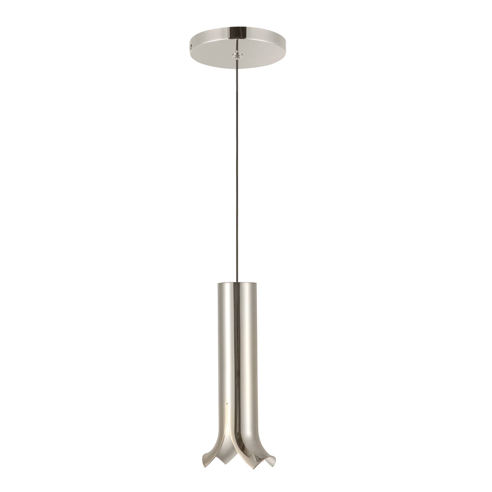 Husk 9-in Polished Nickel LED Pendant