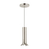 Husk 9-in Polished Nickel LED Pendant