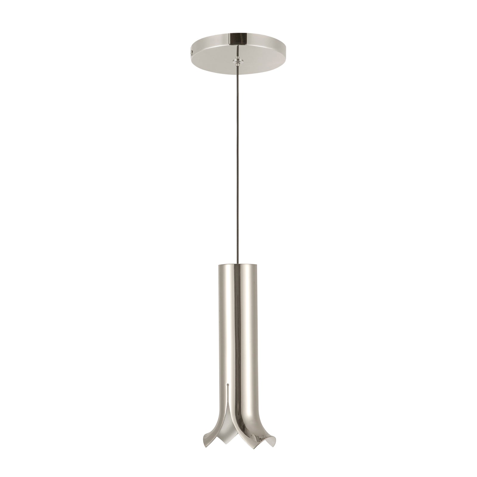 Husk 9-in Polished Nickel LED Pendant