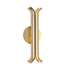 Husk 14-in Metallic Brass LED Wall Sconce