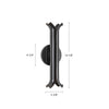 Husk 14-in Metallic Brass LED Wall Sconce