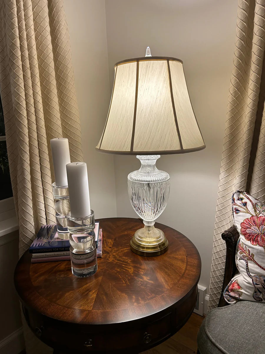 Crystal Urn Lamp