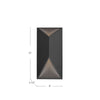Indio 12-in Bronze LED Exterior Wall Sconce