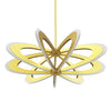 Iridium 27" Pendant - Etched Gold