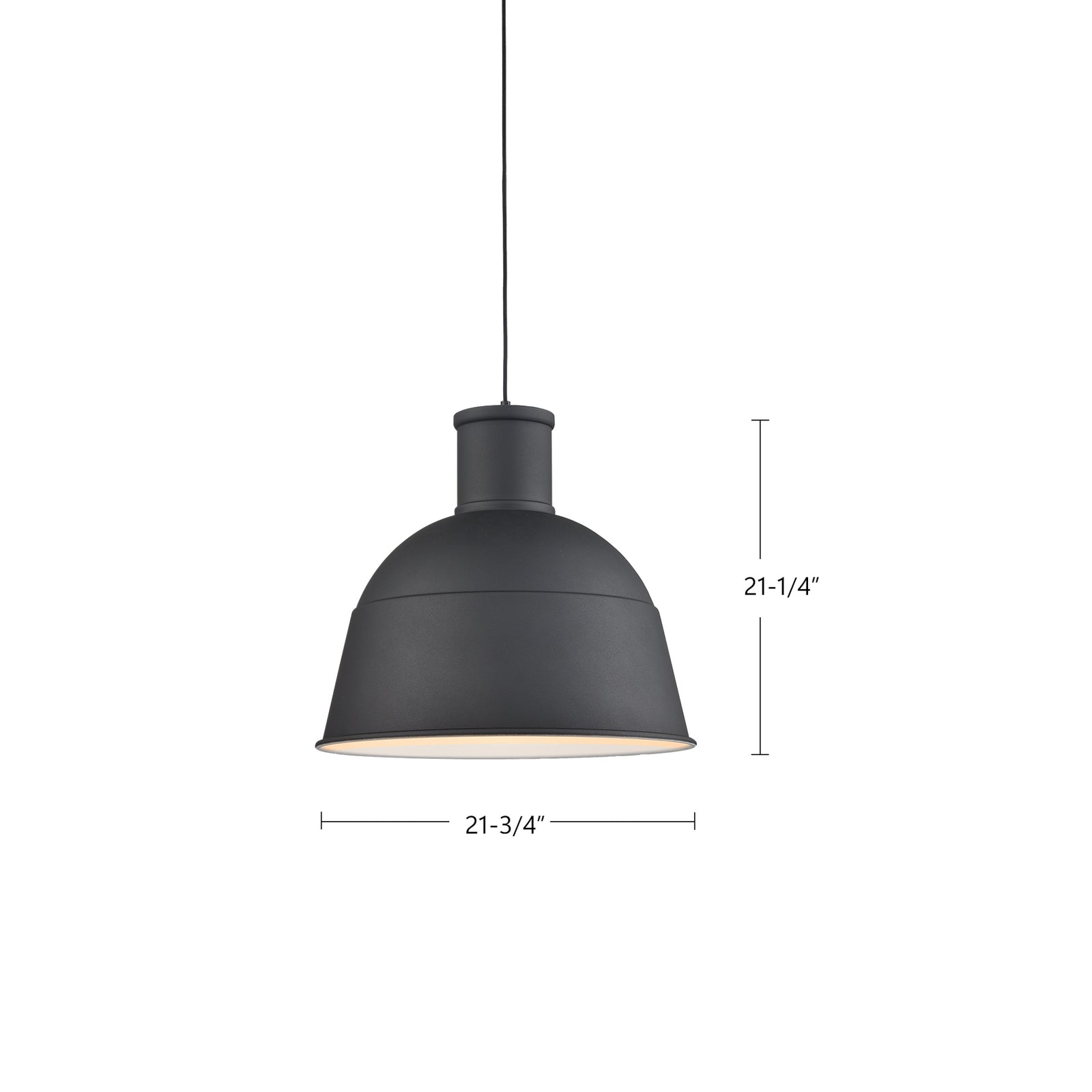 Irving 22-in Indigo Blue 1 Light Pendant