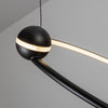 Isho 37-in Black LED Chandelier