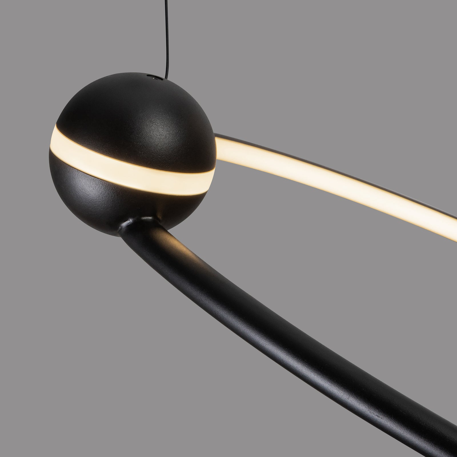 Isho 52-in Black LED Chandelier