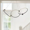 Isho 52-in Black LED Chandelier