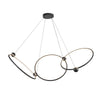 Isho 52-in Black LED Chandelier