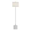 Issa 61-in White/Ivory Linen 1 Light Floor Lamp