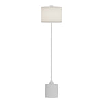 Issa 61-in White/Ivory Linen 1 Light Floor Lamp