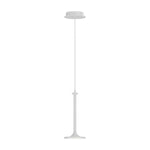 Issa 6-in White LED Pendant