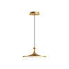 Issa 12-in Brushed Gold LED Pendant