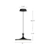 Issa 12-in Brushed Gold LED Pendant