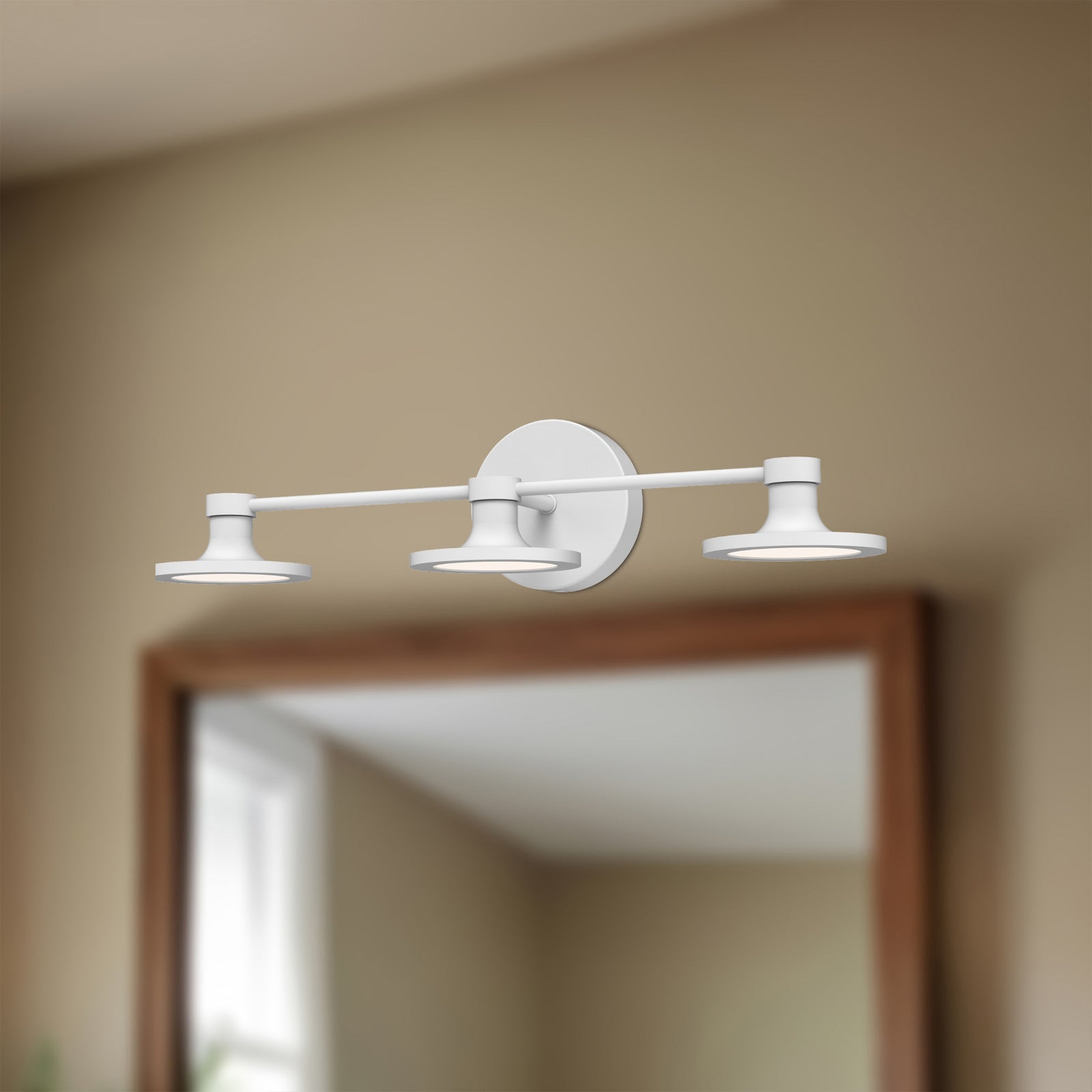 Issa 21-in White LED Vanity