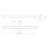 Jane-Slim 36-in Chrome LED Vanity