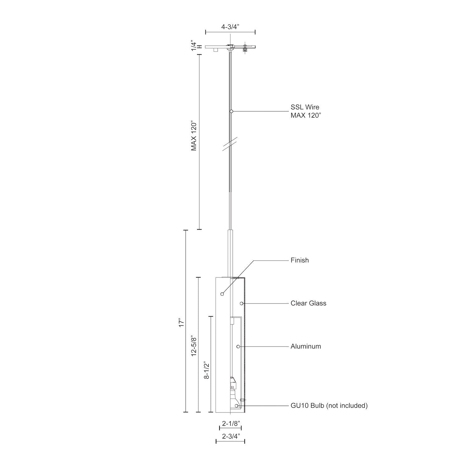 Jarvis 3-in Black 1 Light Pendant