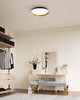 Jasper 19-in Black/Gold LED Flush Mount