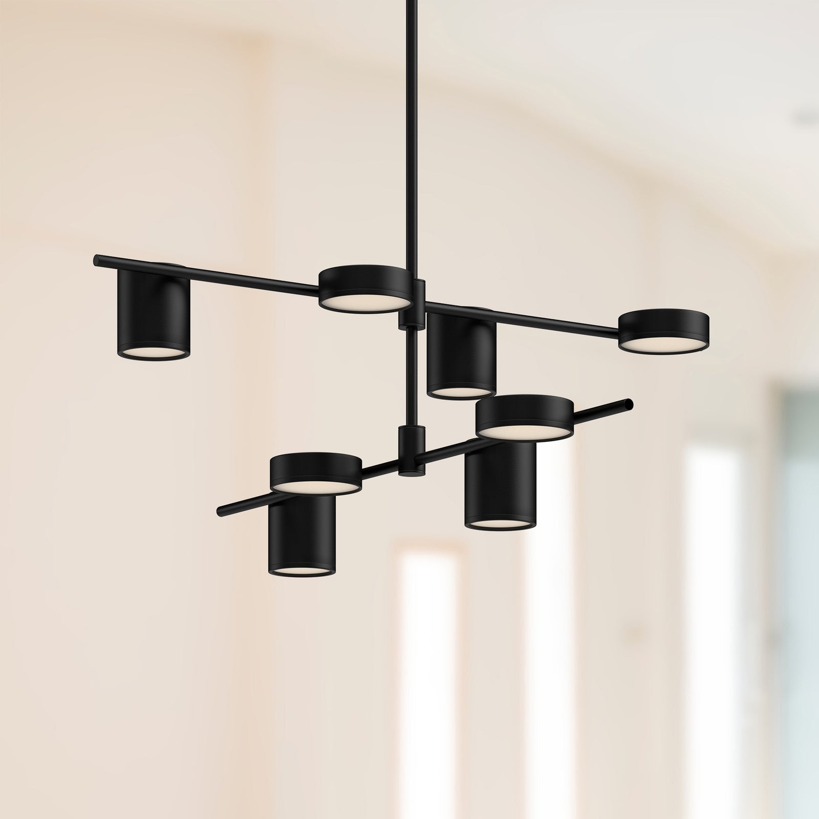 Jayden 40-in Black LED Chandeliers