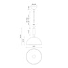 Jude 12-in Clear Glass/Matte Black 1 Light Pendant