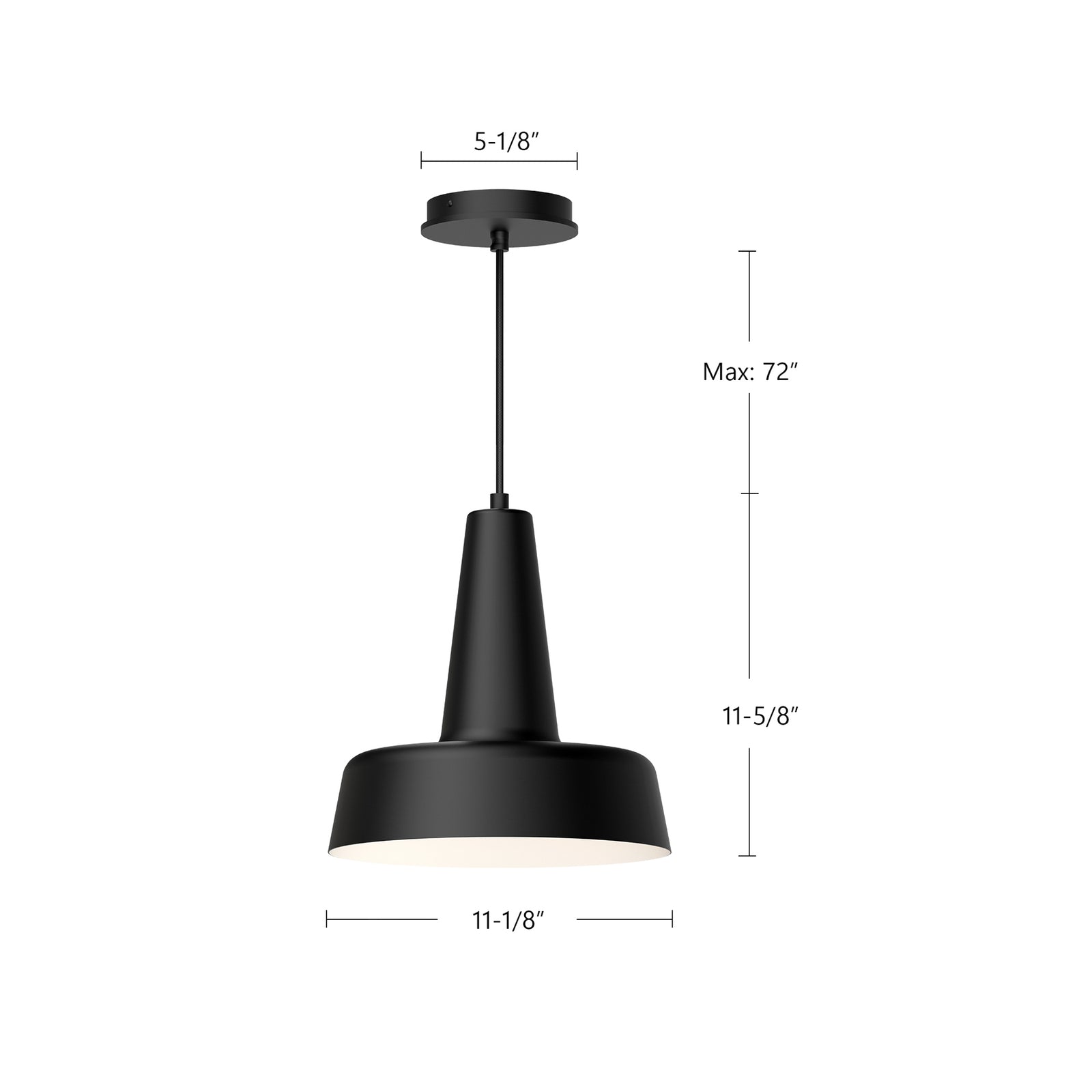 Juliana 11-in Brushed Gold 1 Light Pendant