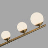 Cypress 19-in Brushed Gold/Opal Glass LED Chandelier