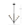 Cypress 23-in Brushed Gold/Opal Glass LED Pendant