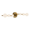 Cypress 29-in Brushed Gold/Opal Glass LED Vanity