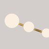Cypress 29-in Brushed Gold/Opal Glass LED Vanity