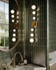 Cypress 29-in Brushed Gold/Opal Glass LED Vanity
