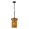Kai 11-in Matte Black Socket Pendant