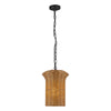 Kai 11-in Matte Black Socket Pendant