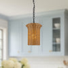 Kai 11-in Matte Black Socket Pendant