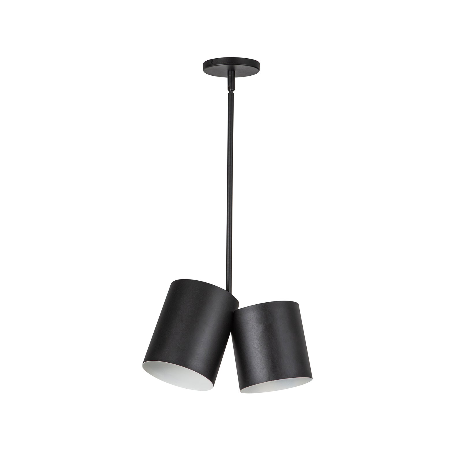 Keiko 14-in Black 2 Lights Pendant